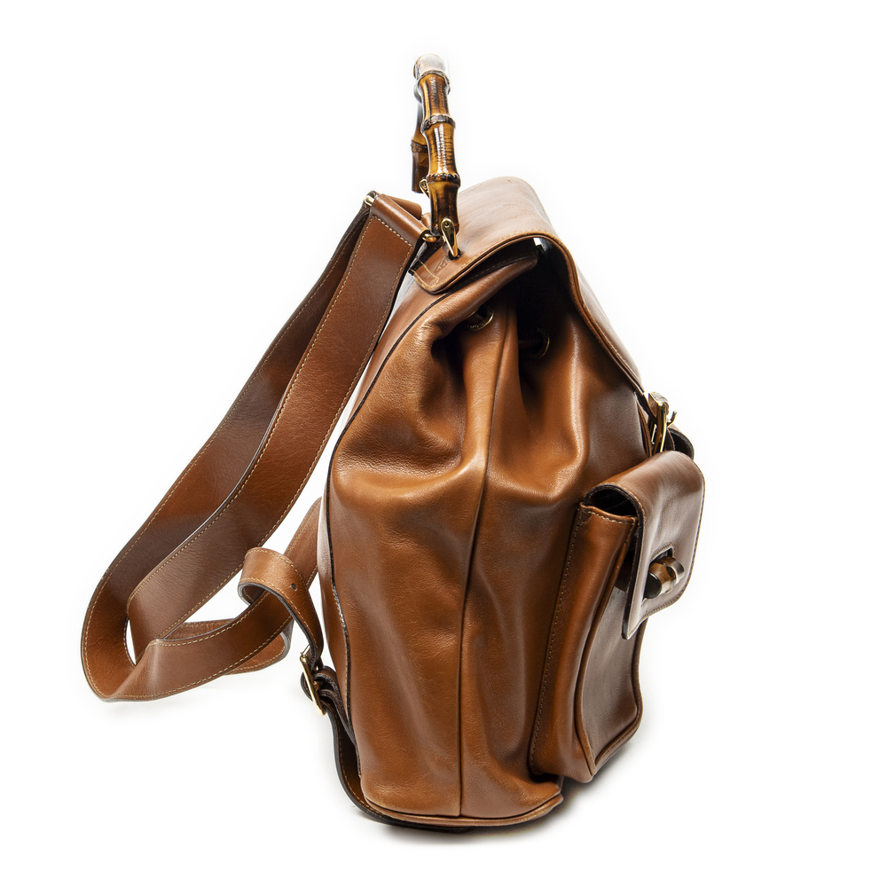Gucci Large Bamboo Backpack - Picture 4 of 10